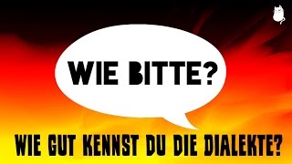 Dialekte in Deutschland Kannst du sie erraten [upl. by Digdirb]