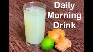 Detox Drink  Ginger Lemon Morning Detox Drink  இஞ்சி எலுமிச்சை ஜூஸ்  Lemon Ginger Juice [upl. by Norwood]