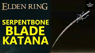 Elden Ring Serpentbone Blade Katana Location  Where to Find Poison Katana [upl. by Sorilda]