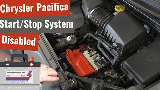 Chrysler Pacifica  Start Stop System Disabled [upl. by Agathy]