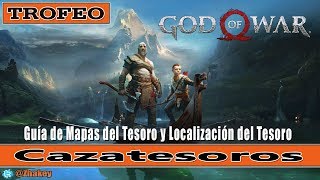 God of War Guía de Mapas del Tesoro y Localización del Tesoro  Trofeo Cazatesoros [upl. by Teragram]