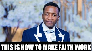 THIS IS HOW TO MAKE FAITH WORK  PROPHET UEBERT ANGEL [upl. by Onivag132]