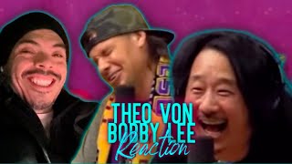 Best of Theo Von amp Bobby Lee  PART 4  FIRST TIME REACTION [upl. by Zarla719]