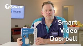 Swann Smart Video Doorbell Review Unboxing Setup Demo Wirefree HD 720p Camera [upl. by Ciredec]