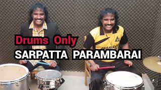 Sarpatta Parambarai  Vambula Thumbula  Drums Only  Santhosh Narayanan  Drum Cover by Sridhar [upl. by Grados]