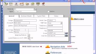 Learning Peachtree Accounting Part 3  Step 2 Maintain IDs [upl. by Beard]