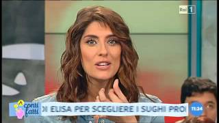 Elisa Isoardi Alcune Foto di quotA Conti Fattiquot Rai 1 [upl. by Anatlus]