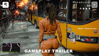 GTA 6 Official Gameplay Trailer  1st Mission [upl. by Yleoj]