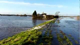 River Trent Overtopped At Torksey Lock in Lincolnshire [upl. by Dera]