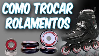 Como tirar e trocar o rolamento de PATINS  HAND SPINNERS  Rolamentos Traxart Abec7 e Abec5 [upl. by Lotta612]