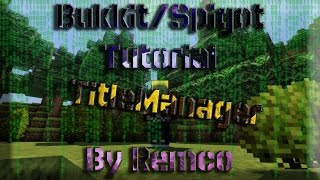 Minecraft Bukkit Plugin  TitleManager 194Dutch [upl. by Ario17]