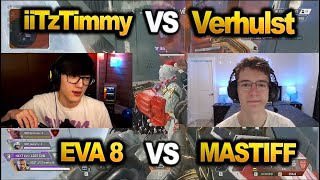 iiTzTimmy vs Verhulst in algs scrims MASTIFF VS EVA 8 [upl. by Ertha]