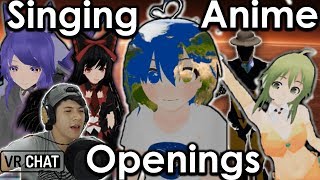 VRCHAT Singing Anime Opening 4 [upl. by Nelyag]