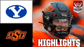 BYU Cougars vs Oklahoma State Cowboys  Full Game Highlights [upl. by Nikki]