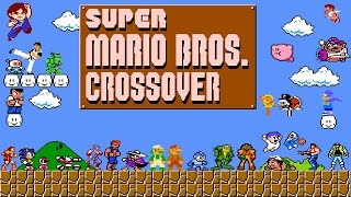 Super Mario Bros Crossover Longplay [upl. by Annaicul]