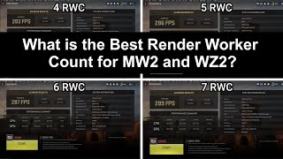 MW2 Best Render Worker Count On 8 Core CPU [upl. by Tumer]