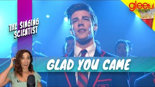 Vocal Coach Reacts to GLEE Glad You Came  WOW He was [upl. by Ahsyle429]