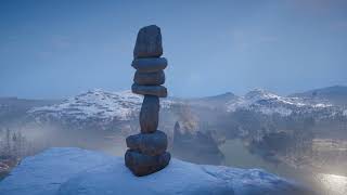 AC Valhalla Ingelborg Cairn standing stone  How to stack [upl. by Ardyth]