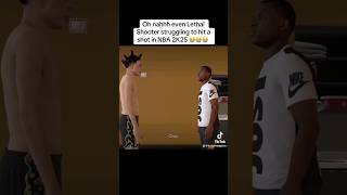 NBA 2K25 Lethal Shooter struggling to hit a shot 😭😭😭 shorts [upl. by Elleirb]