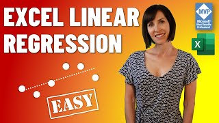 Excel Linear Regression The EASY Way [upl. by Vallie491]