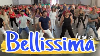 BELLISSIMA Annalisa Coreografia JoeyampRina  TUTORIAL  Balli di Gruppo 2023 Social Dance Baile [upl. by Leuqer]