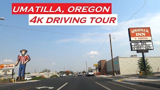 Umatilla Washington  4k Driving Tour  Dashcam [upl. by Logan]