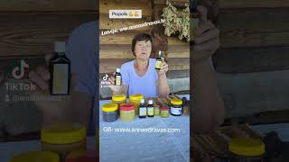 Propolis 💪💪 annasdravas medus honey organic health tincture propolis bee [upl. by Goodill]