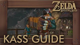 Zelda Breath of the Wild  Kass Guide All Shrine Quests Songs amp Return to Rito Village [upl. by Herod264]