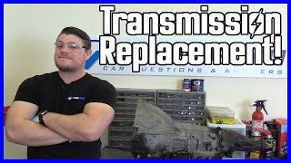 How to Replace an Automatic Transmission  Step by Step [upl. by Eiramlatsyrk]