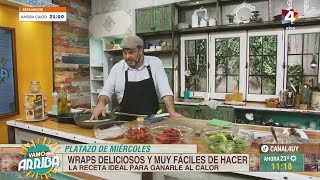 Vamo Arriba  Wraps y Clericó dos recetas para ganarle al calor [upl. by Pardoes]