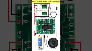 Make your own SimpleLow Pass Filter Circuit 🔥🔥 shorts diy electricedison filter [upl. by Inalem]