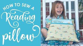 📚 Sew A Diy Reading Pillow With A Pocket And Handle  Perfect For Book Lovers [upl. by Edmonds699]