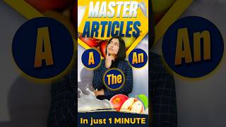 Master Articles A An The 😱 in Just 1 Minute English Grammar Tricks English Connection shorts [upl. by Julianna]