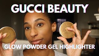 Gucci Said Glow ✨  Gucci Powder Gel Highlighter  Frosted Lilac amp Opal Pink [upl. by Bobbee660]