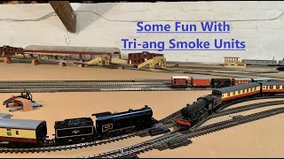 Fun with Some Vintage Triang Smoke Units Lets Make Some Smoke From 1960s R150 B12 Locomotives [upl. by Fanechka172]