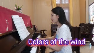 Pocahontas  Colors of the Wind  Disney  piano and vocal cover [upl. by Haleeuqa]