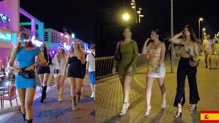 TENERIFE SPAIN NIGHTLIFE WALK TOUR [upl. by Akeim483]