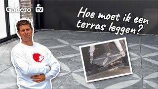 Hoe moet ik een terras leggen Volg deze stappen [upl. by Ennairak208]