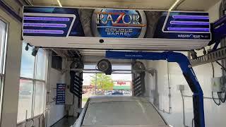 Washworld Razor Double Barrel Touchless Car Wash [upl. by Anyahc]