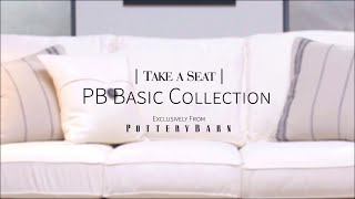 Take A Seat  PB Basic Slipcovered Sofa [upl. by Cordula731]