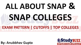 All about SNAP 2023 amp Best colleges  Exam pattern Cutoffs Top SNAP colleges Placements [upl. by Oilime]