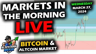 MARKETS in the MORNING 3272024 Bitcoin 71000 Altcoin Market Retrace DXY 104 Gold 2186 [upl. by Alrich802]