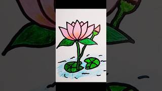 Water Lily Drawing [upl. by Sirromal108]