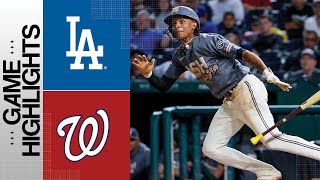 Dodgers vs Nationals Game Highlights 9923  MLB Highlights [upl. by Klepac]