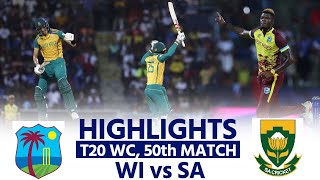 WI vs SA Highlights West Indies vs South Africa Match Highlights  Today Match Highlights [upl. by Senskell]