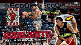 THE BEST OF LEBRON LOPEZ REY REMOGAT JD CAGULANGAN amp THE UP MAROONS UNDEFEATED PRESEASON RUN [upl. by Latisha237]