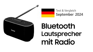 TOP–7 Die besten Bluetooth Lautsprecher mit Radio Test amp Vergleich 2024  Deutsch [upl. by Fevre938]