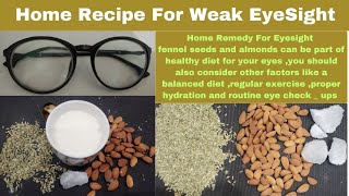 Weak Eyesight Remedy By Fork and Knife  Nazar ki Kamzori Home made Remedy  eyesight homemade [upl. by Darill552]