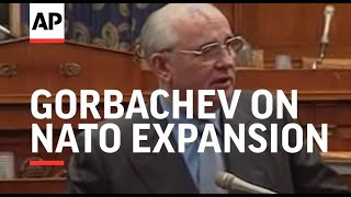 Russia  Gorbachev comments on NATO expansion [upl. by Teddie]