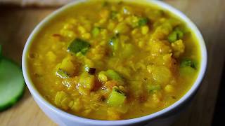 Moong Dal with Zucchini  One pot Dal  Indian Dal Recipes [upl. by Zins]